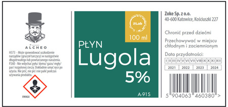 Płyn Lugola 5% -100ml 