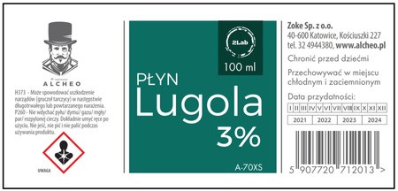 Płyn Lugola 3% -100ml 