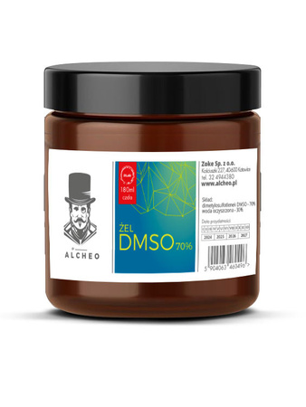 Żel  DMSO. 70%. Oczyszczony laboratoryjnie. 180ml