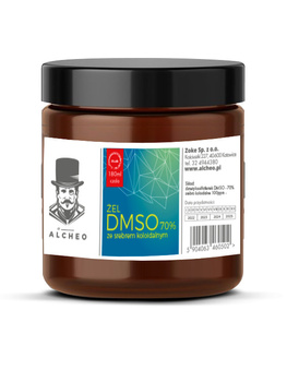 Żel DMSO 70% z Nanosrebrem 100ppm. 180ml