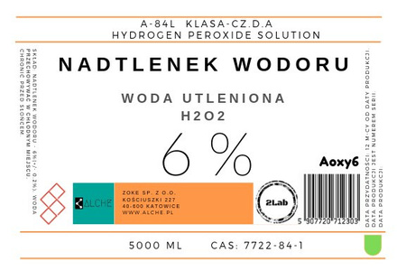 Nadtlenek wodoru 6% - 5000 ml