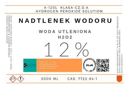 Nadtlenek wodoru 12% - 5000 ml