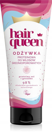 Hair Queen Proteinowa Odżywka wł. średnioporowate