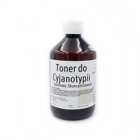 Toner taninowy do Cyjanotypii. Brązowo - Liliowy. 500 ml