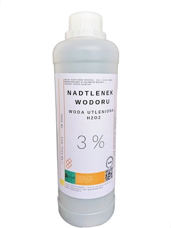 Nadtlenek wodoru 3% - 1000 ml