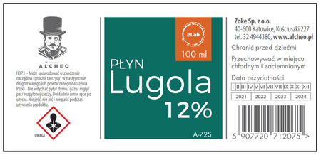 Płyn Lugola 12% -100ml 