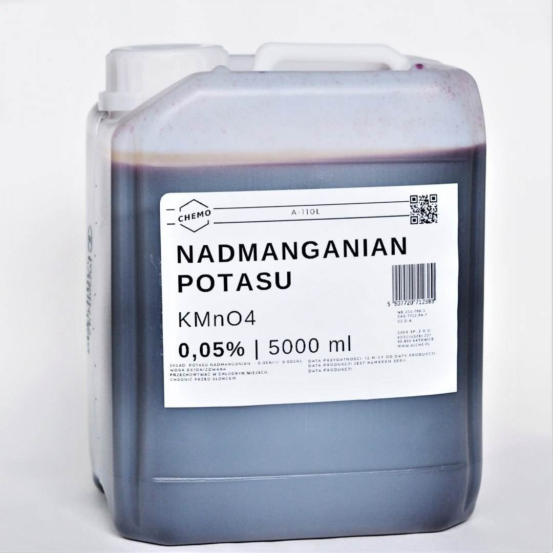Nadmanganian potasu 0,050%. 5000 ml