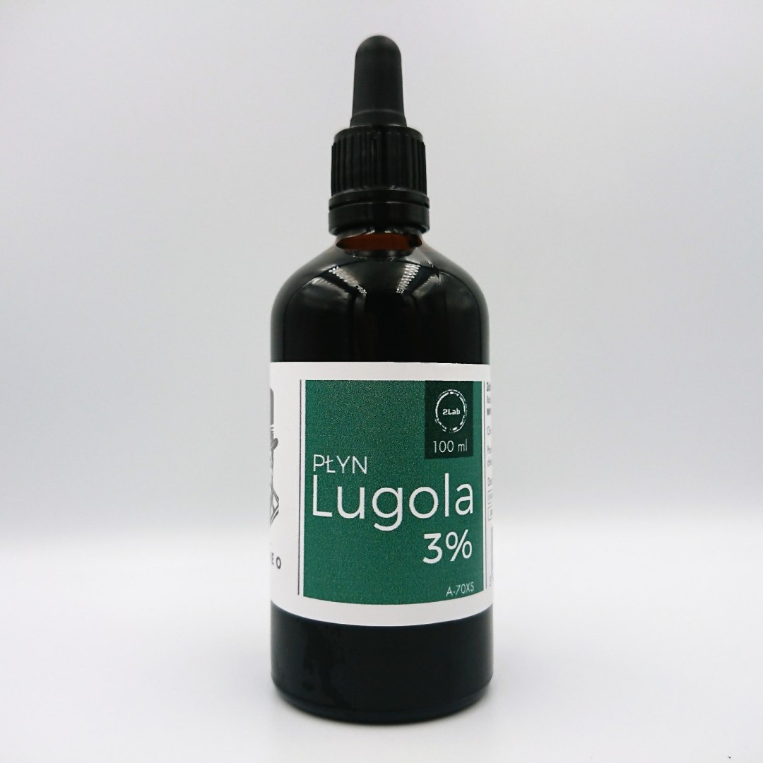 Płyn Lugola 3% -100ml Ultraczysty. Dr Alcheo