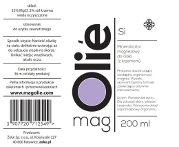 Oliwka Magnezowa 32% z Krzemem. 200 ml - Spray