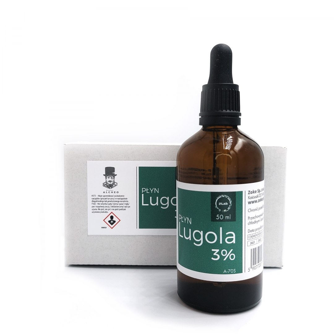 Płyn Lugola 3% - 50ml Ultraczysty. Dr Alcheo