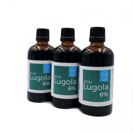 Płyn Lugola 6% -100ml Ultraczysty. Dr Alcheo. 3x100ml