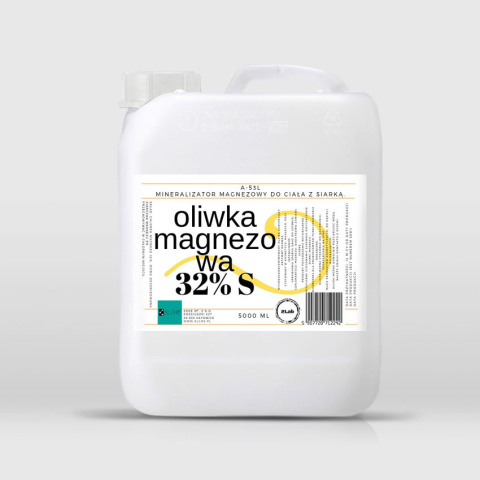 Oliwka Magnezowa 32%, z Siarką. 5000 ml