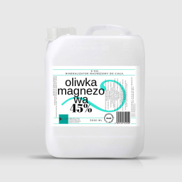 Oliwka Magnezowa Oliwka 45% MgCl2. 5000 ml.
