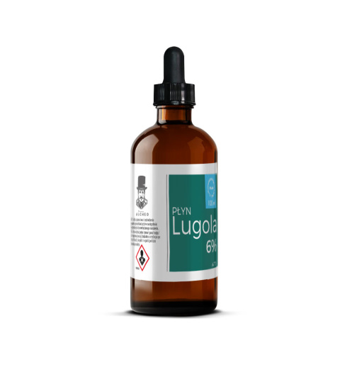 Płyn Lugola 6% -50ml Ultraczysty. Dr Alcheo